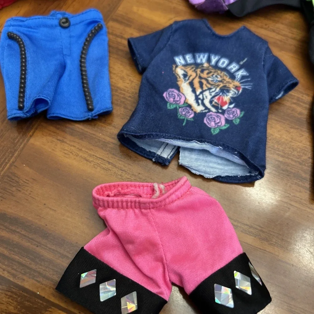 7 Piece Lot‎ Mattel Ken Doll Clothing Jacket Shorts Shirts